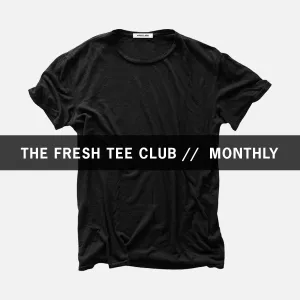 1 FRESH TEE EVERY MONTH // JERSEY