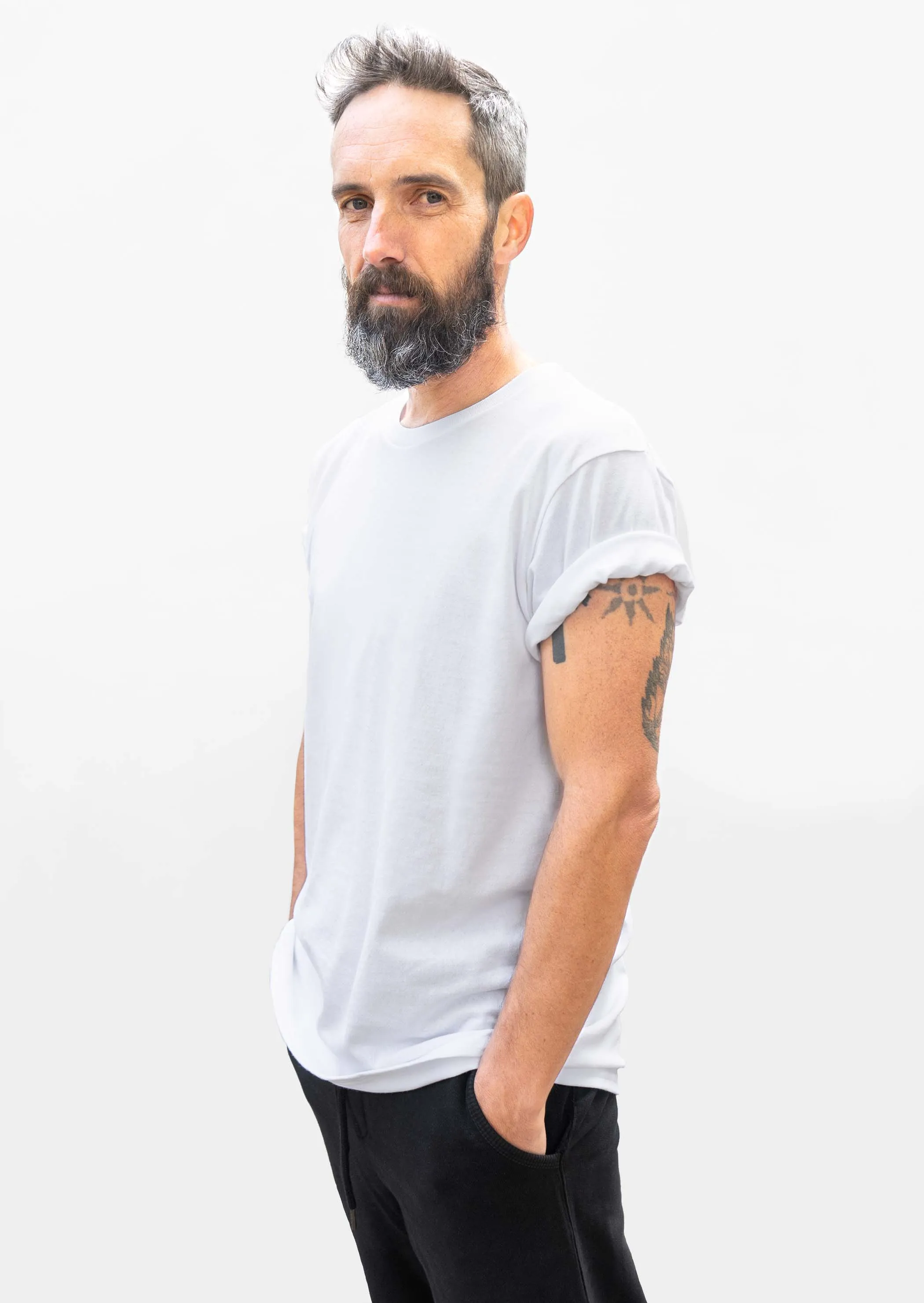 2 t-shirts blanc - naturel