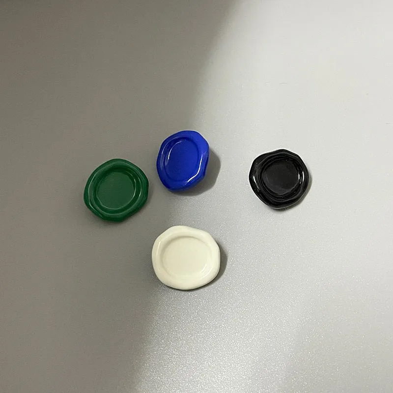 20mm Oval Concave Colorful Metal Shank Buttons for Suit Jackets 20pcs