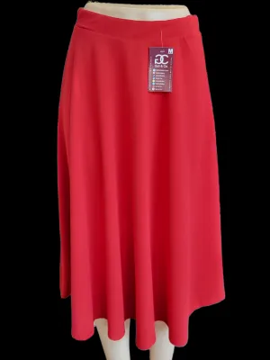 4120 Longe skirt SOLID RED