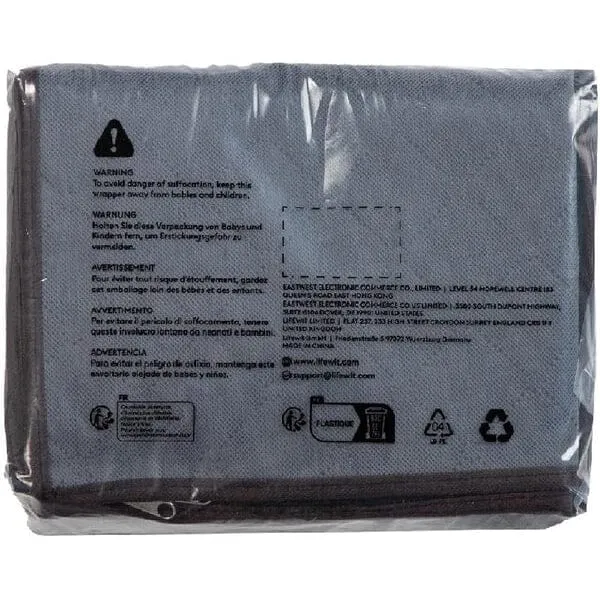 6-Pack: 40L Foldable Clothing Storage Bags with Front Clear Window
