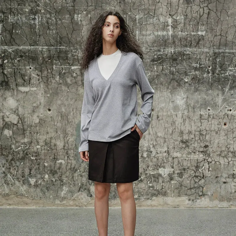 A-Line Black Skirt