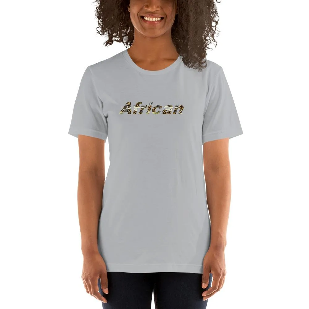 African Print Color Short-Sleeve Unisex T-Shirt