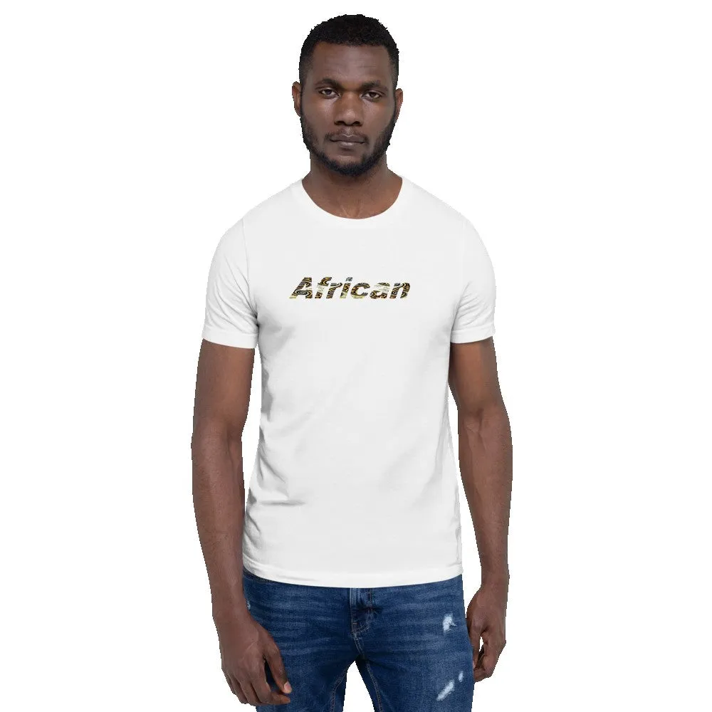 African Print Color Short-Sleeve Unisex T-Shirt
