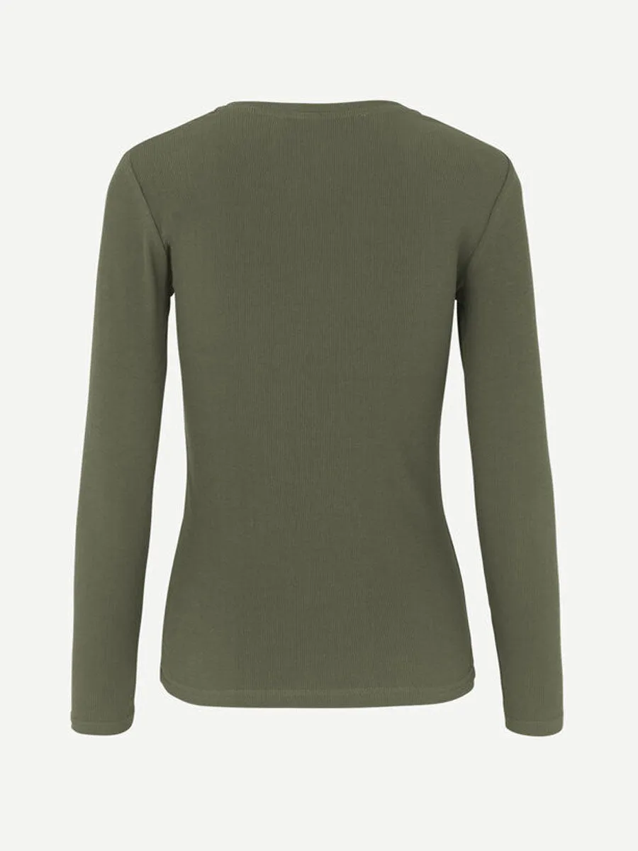 Alexa Long Sleeve Tee - Deep Depths