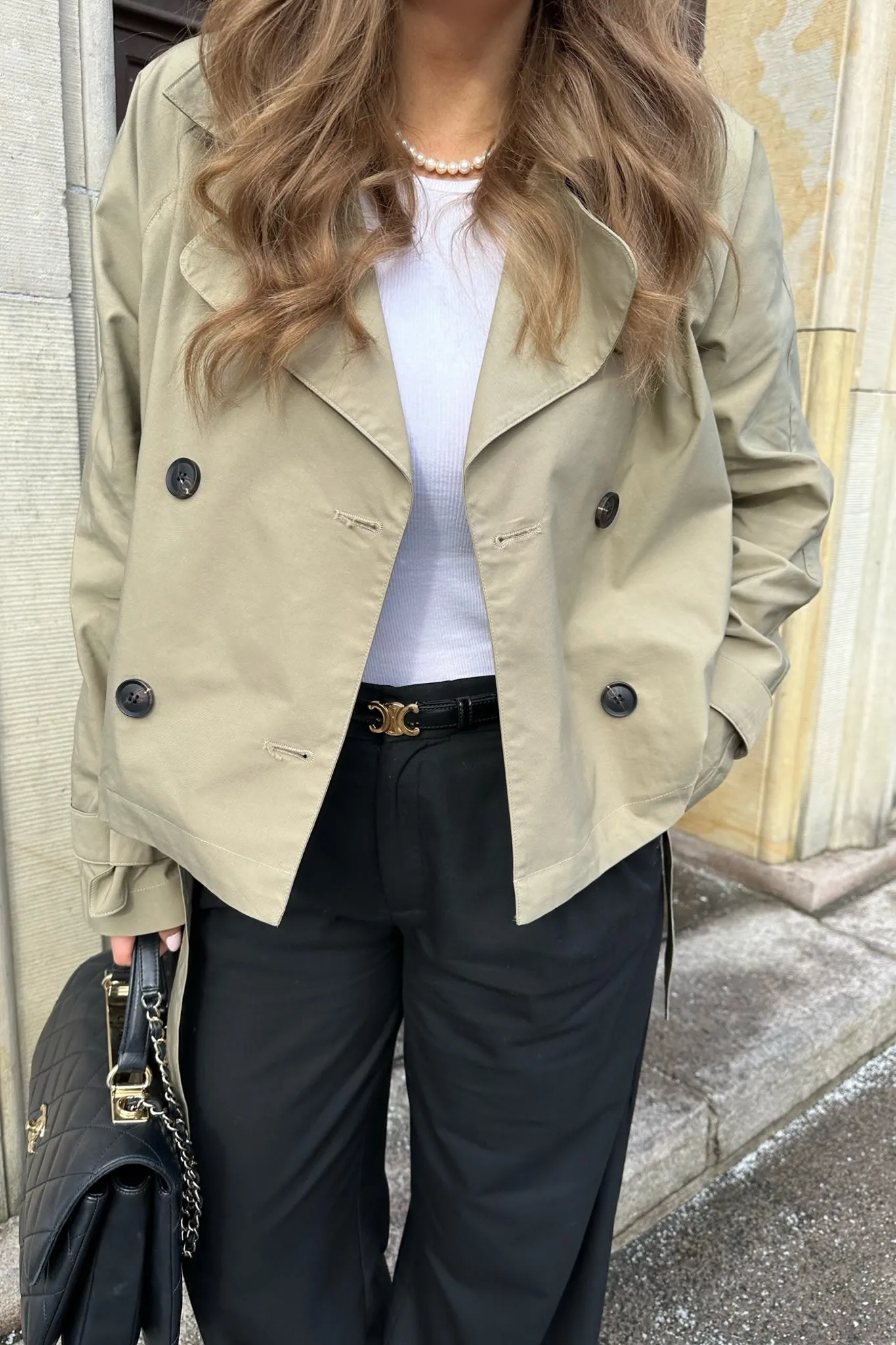 AlmaIC Trenchcoat - Mørk Beige