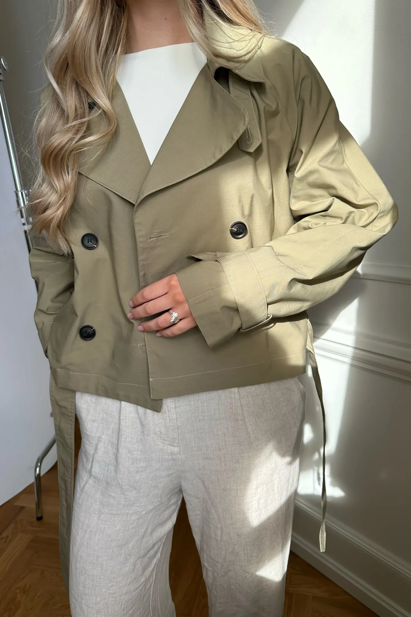 AlmaIC Trenchcoat - Mørk Beige