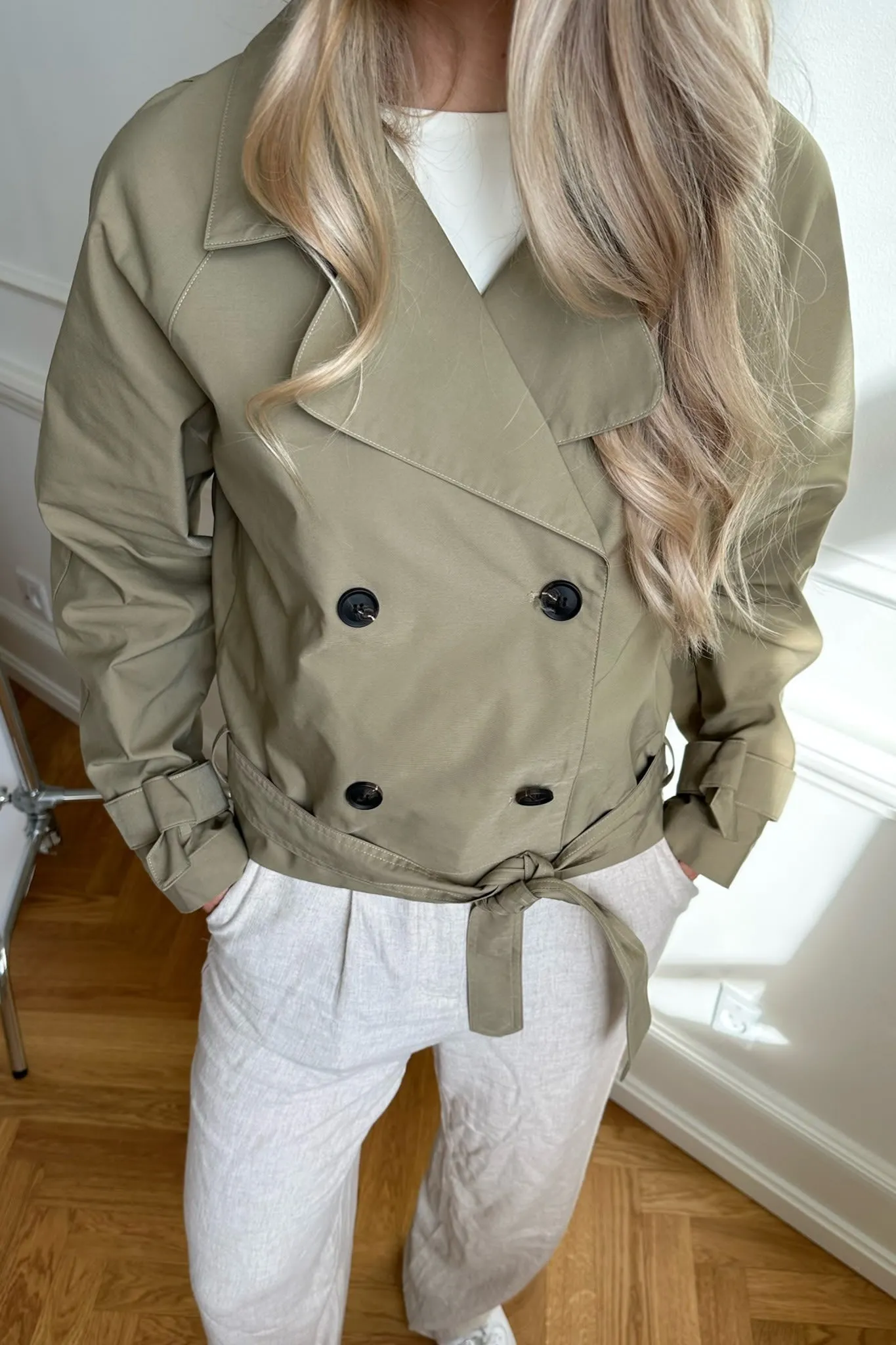 AlmaIC Trenchcoat - Mørk Beige