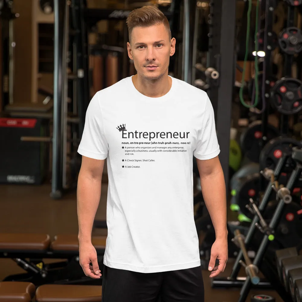 Ameeru Premium Entrepreneur Style black text Short-Sleeve Unisex T-Shirt