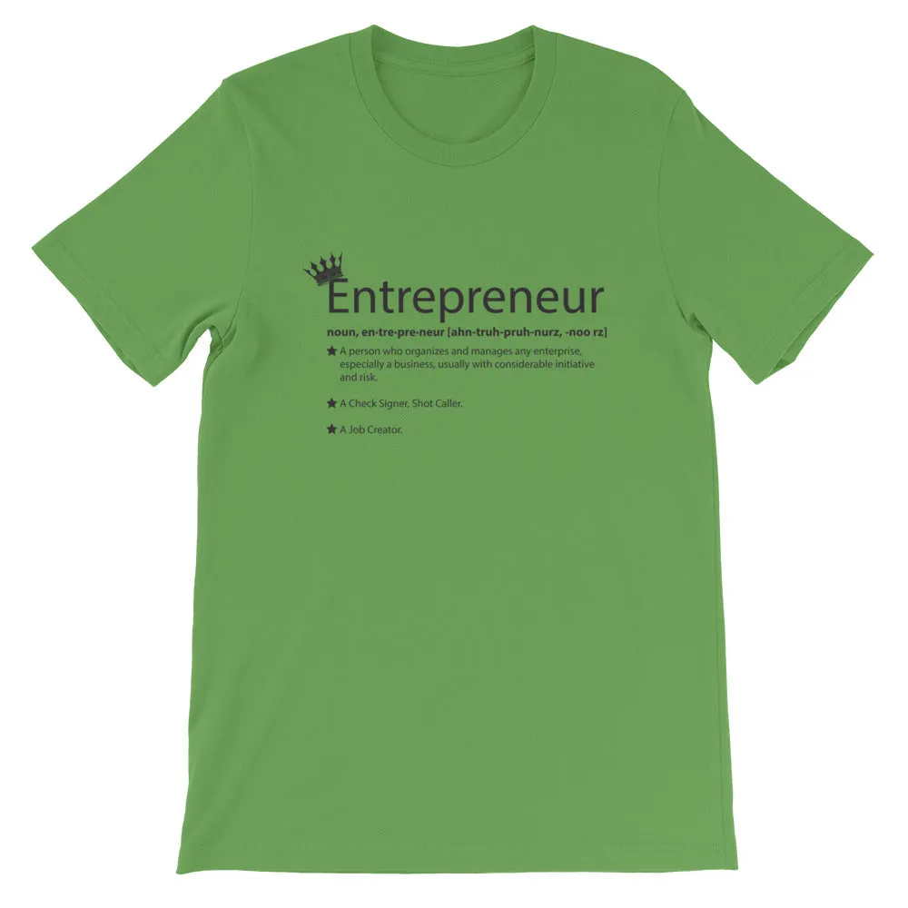 Ameeru Premium Entrepreneur Style black text Short-Sleeve Unisex T-Shirt