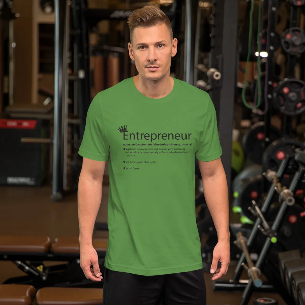 Ameeru Premium Entrepreneur Style black text Short-Sleeve Unisex T-Shirt
