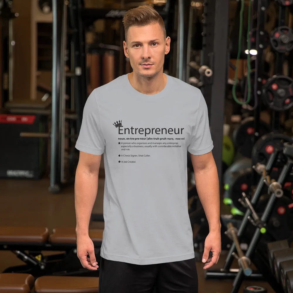 Ameeru Premium Entrepreneur Style black text Short-Sleeve Unisex T-Shirt