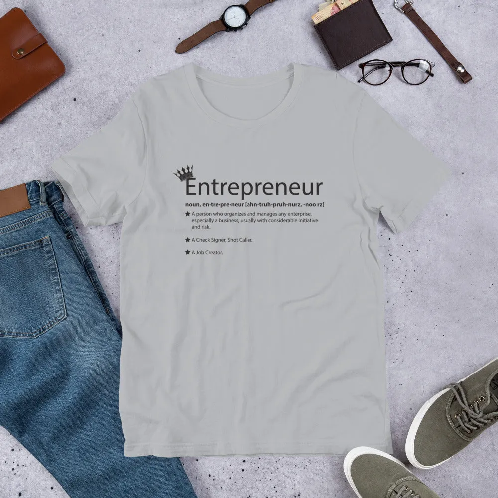 Ameeru Premium Entrepreneur Style black text Short-Sleeve Unisex T-Shirt