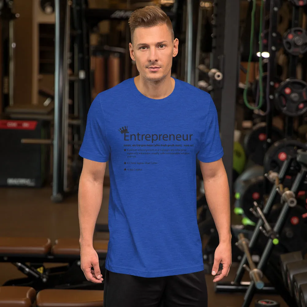Ameeru Premium Entrepreneur Style black text Short-Sleeve Unisex T-Shirt