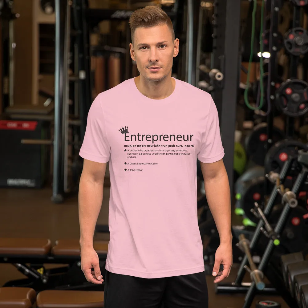 Ameeru Premium Entrepreneur Style black text Short-Sleeve Unisex T-Shirt