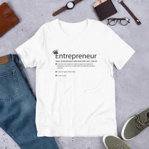 Ameeru Premium Entrepreneur Style black text Short-Sleeve Unisex T-Shirt