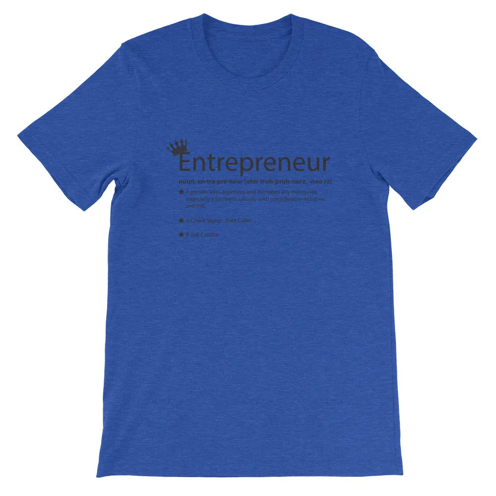 Ameeru Premium Entrepreneur Style black text Short-Sleeve Unisex T-Shirt