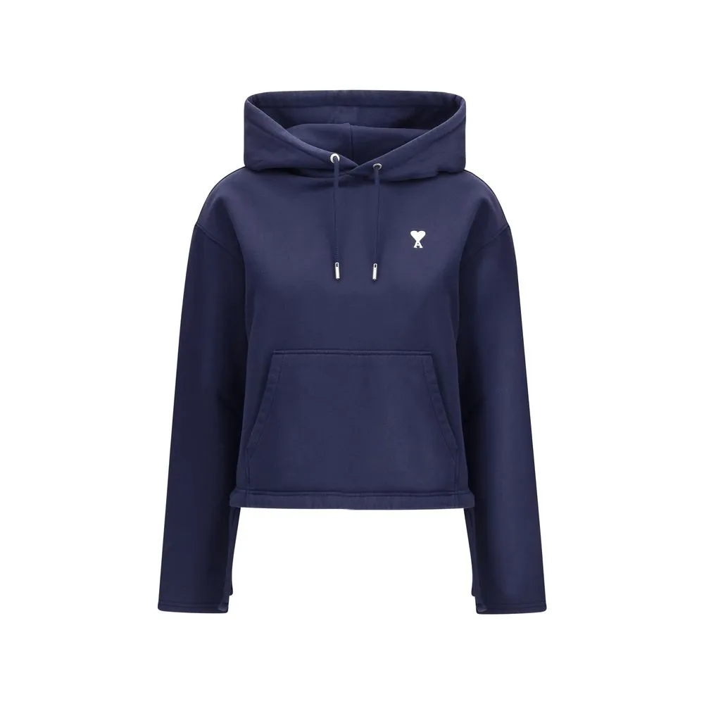 Ami Paris Cropped Hoodie