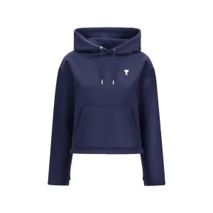 Ami Paris Cropped Hoodie