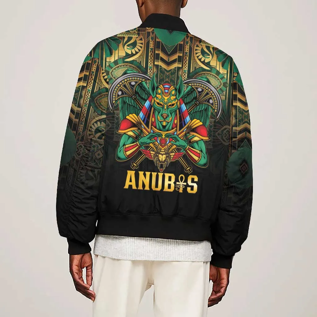 Ancient Egypt Bomber Jacket Anubis Egyptian LT15