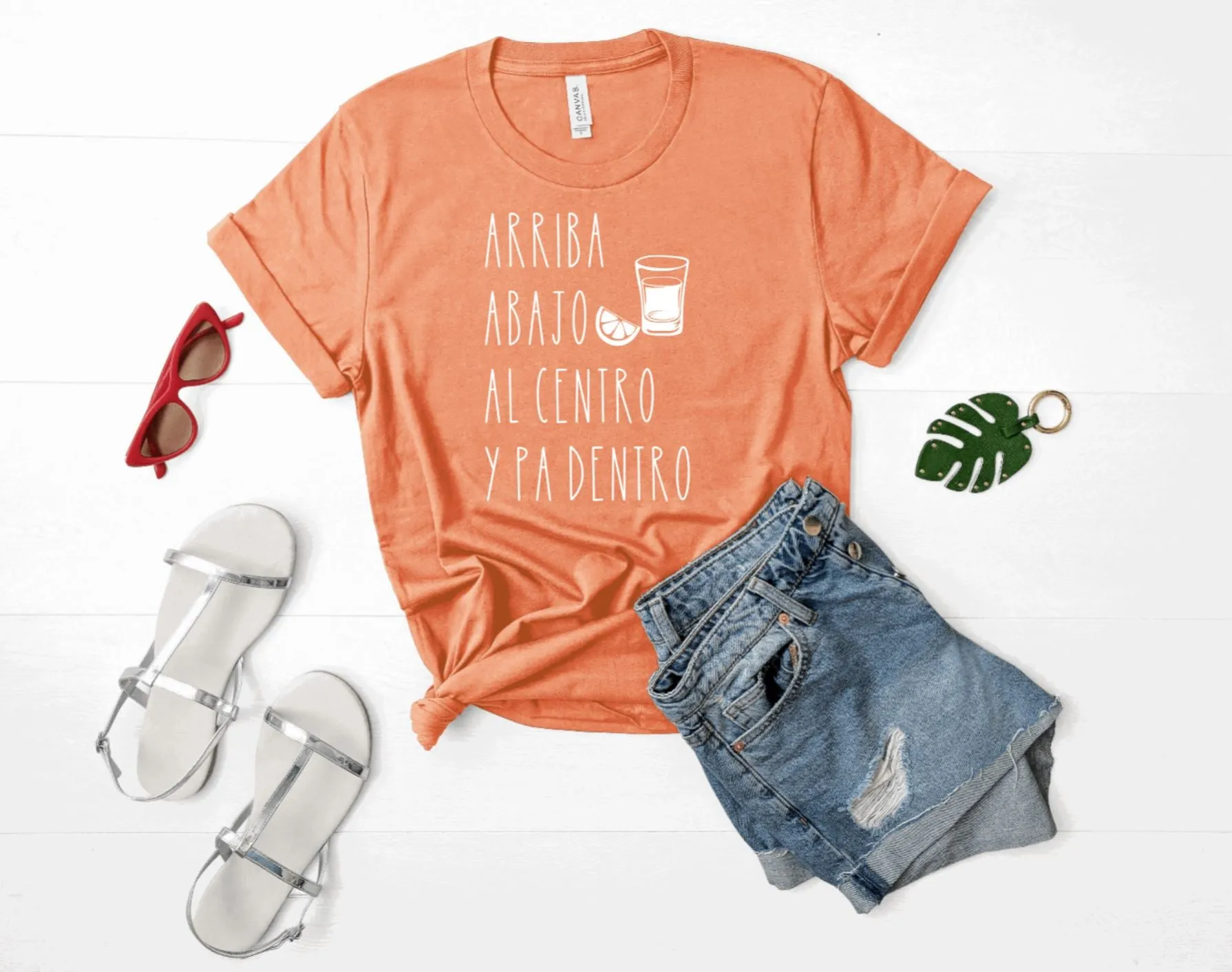 Arriba abajo Bella   Canvas Shirt