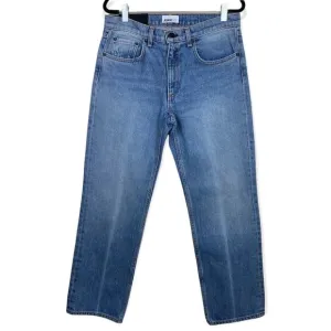 ASKK NY Cropped Straight Leg Jeans Light Wash 26