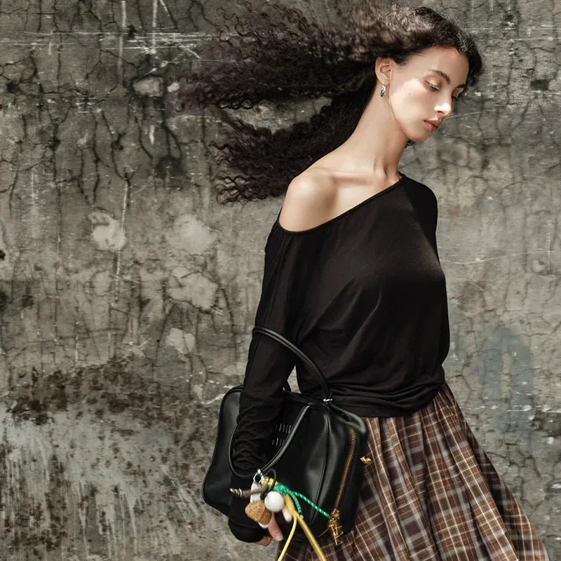 Asymmetrical Off-Shoulder Top