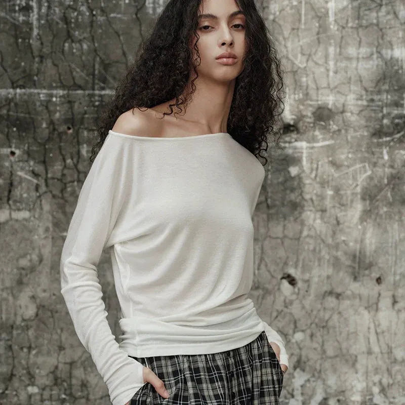Asymmetrical Off-Shoulder Top