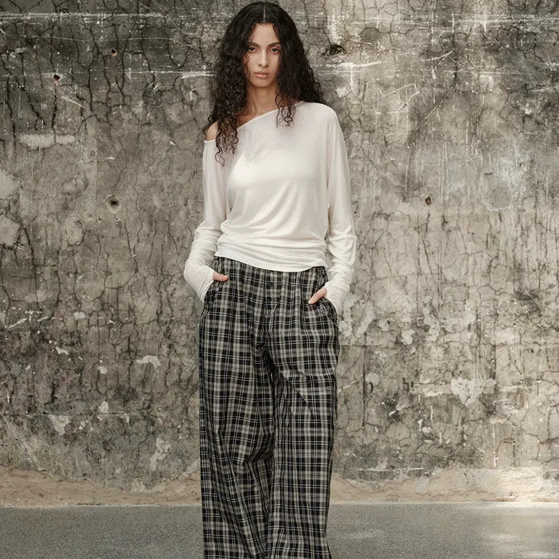 Asymmetrical Off-Shoulder Top