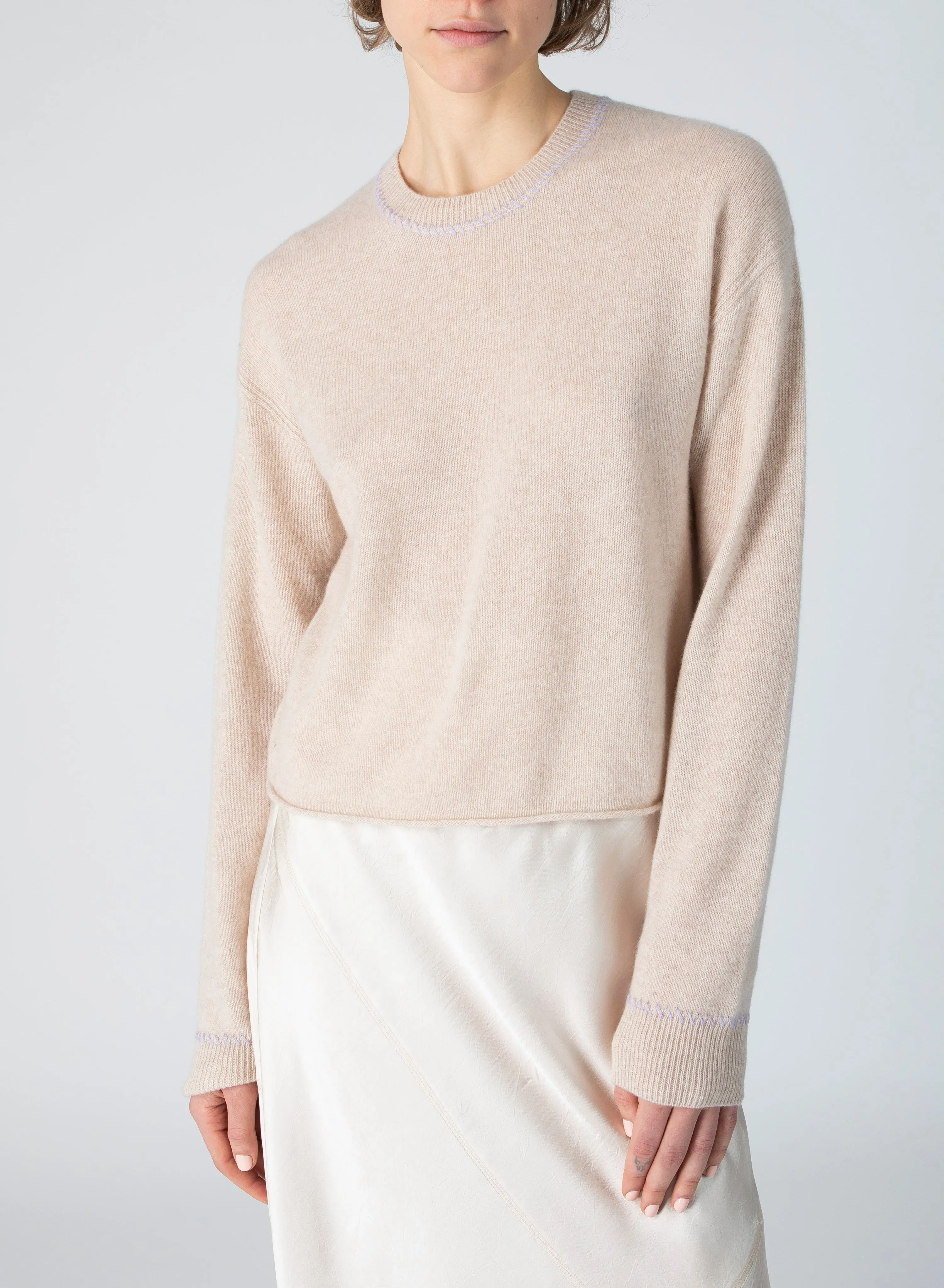 ATM Cashmere Long Sleeve Pullover