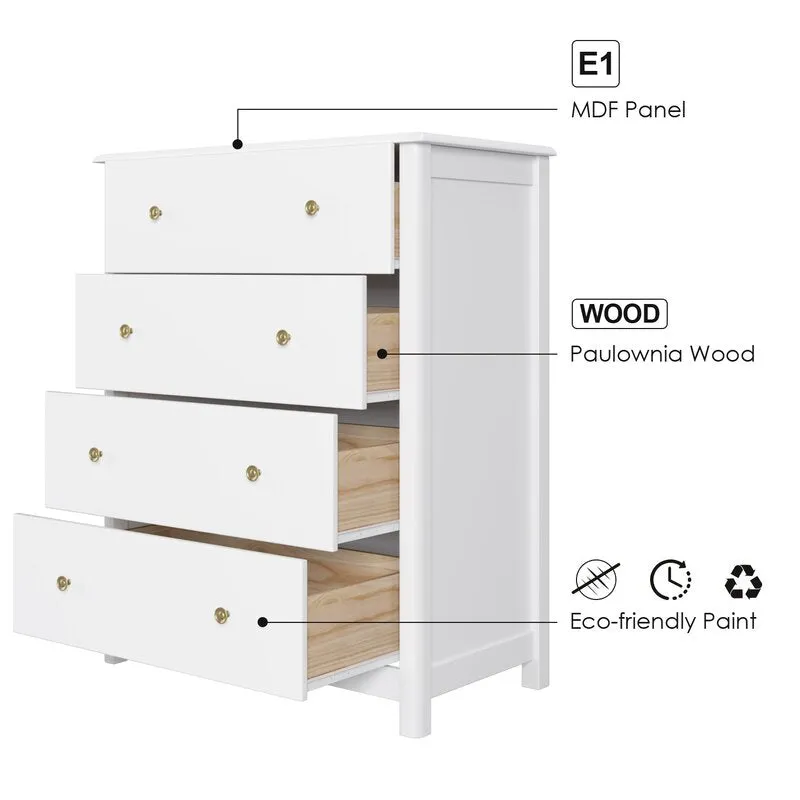 Avenir 4 Drawer Standard Dresser