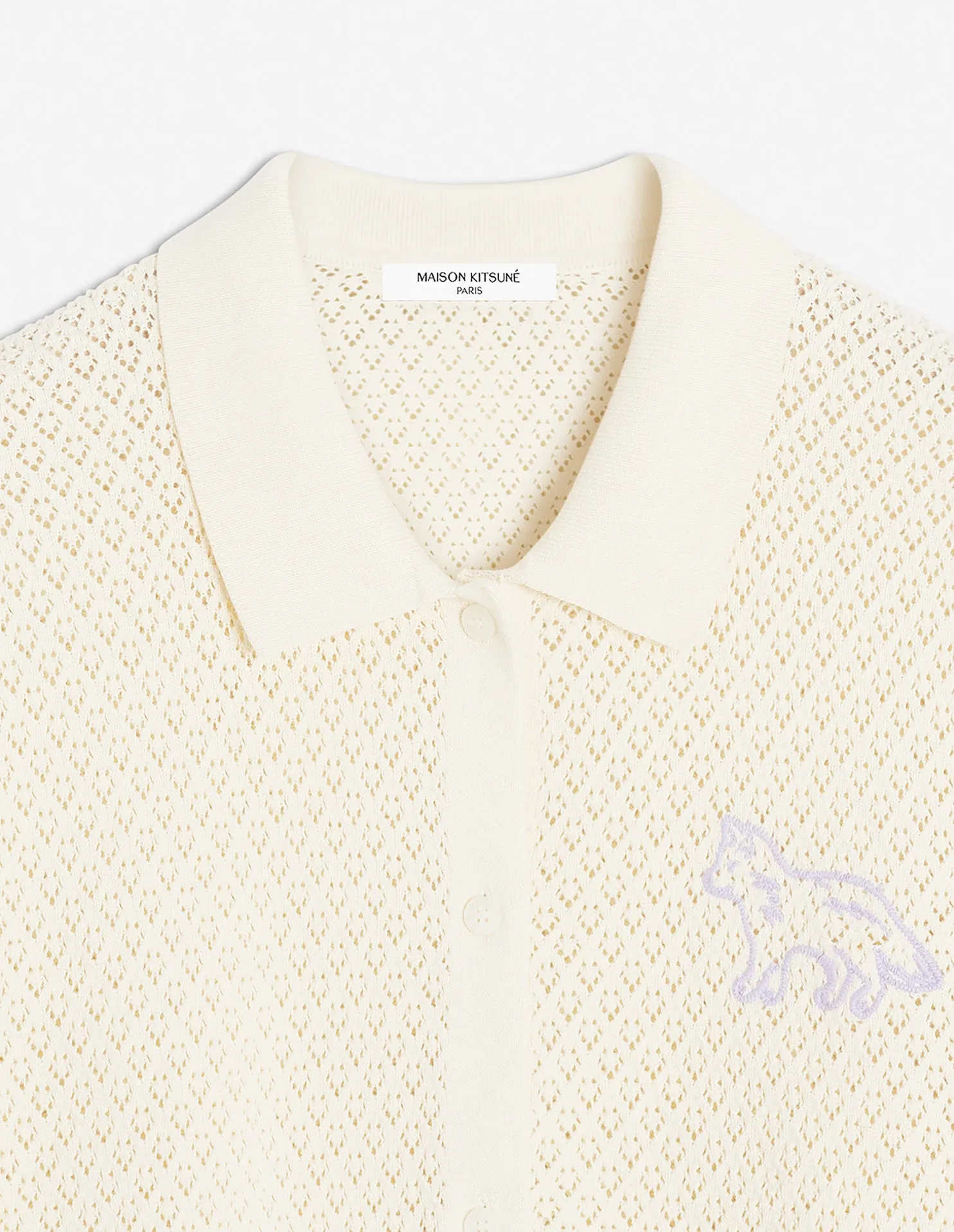 BABY FOX EMBROIDERY CARDIGAN IN LACE