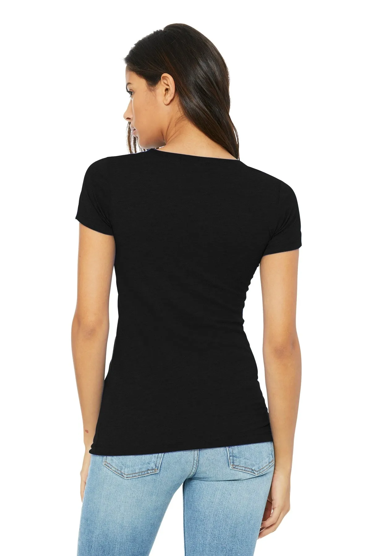 BELLA CANVAS  Women's Slim Fit Tee. BC6004 Black