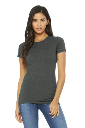 BELLA CANVAS  Women's Slim Fit Tee. BC6004 Deep Heather