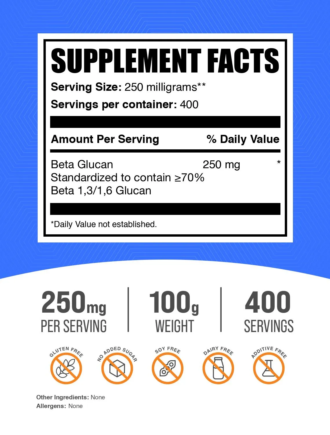 Beta Glucan 1,3/1,6 Powder