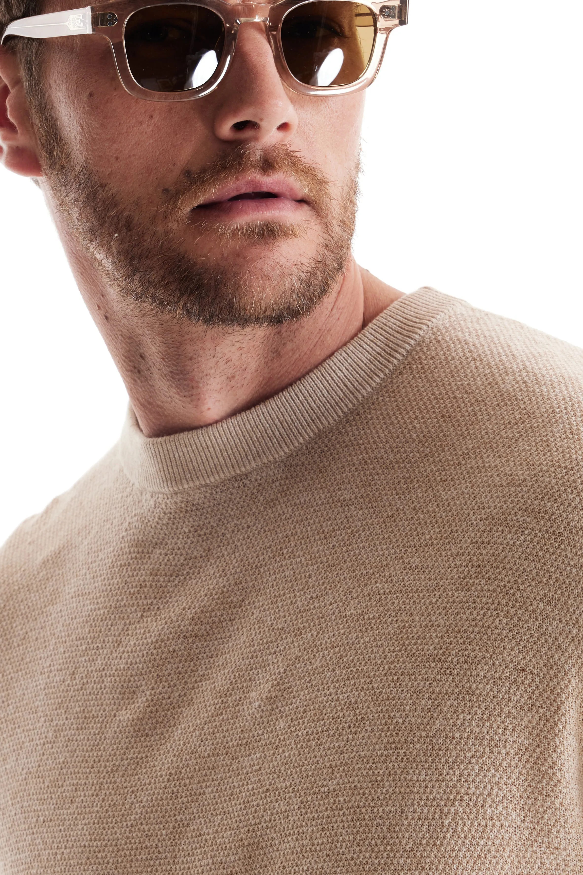 Birdseye Cotton Silk Sweater