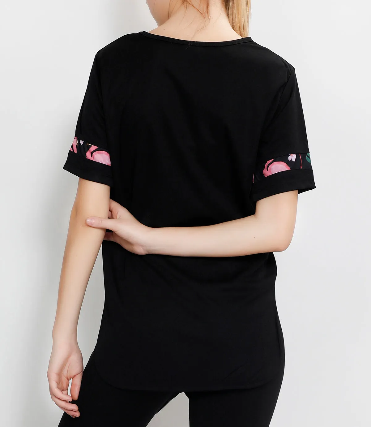 Black Chirpy Long T-Shirt
