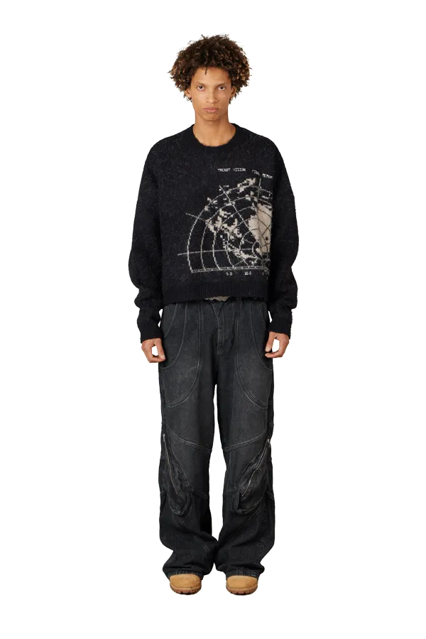 Black Radar "Mohair" Knit