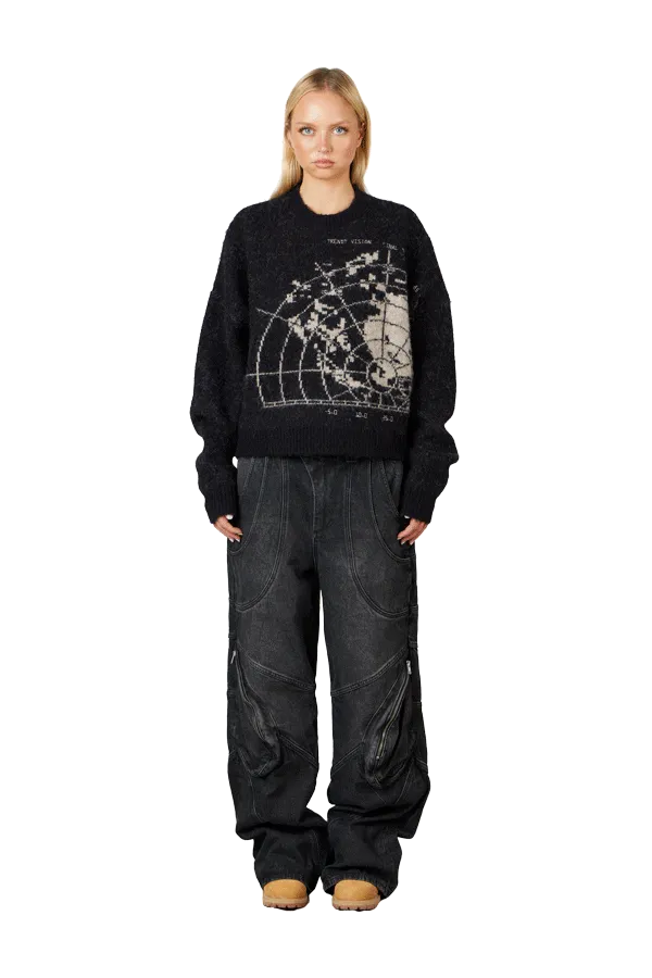 Black Radar "Mohair" Knit
