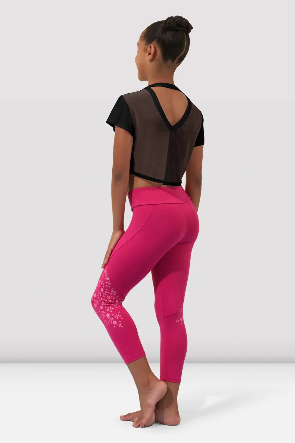 Bloch CZ9332 Kyla Relaxed Fit Cropped Girls T-Shirt