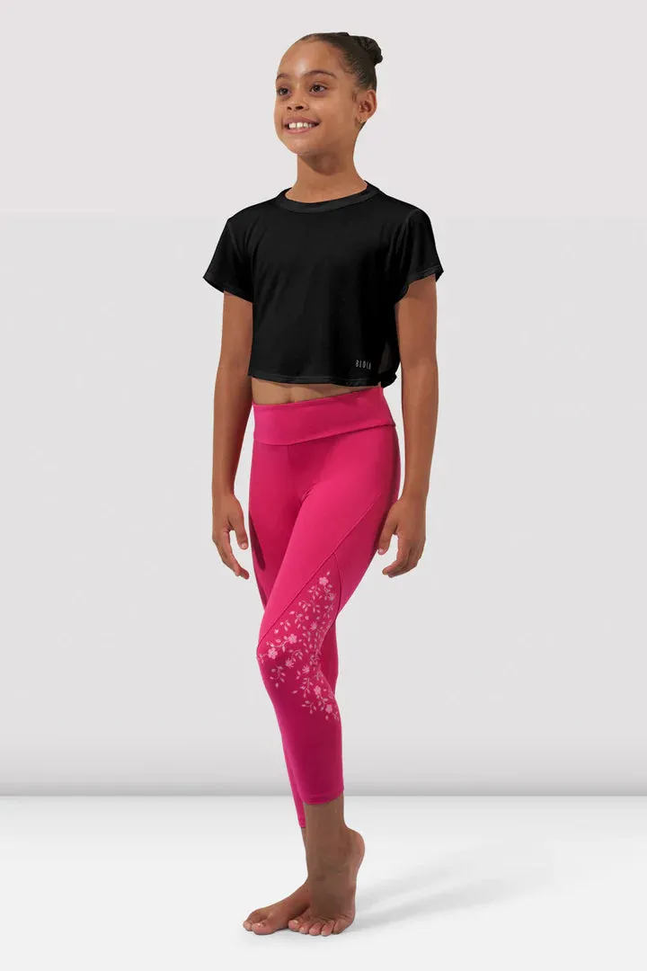 Bloch CZ9332 Kyla Relaxed Fit Cropped Girls T-Shirt