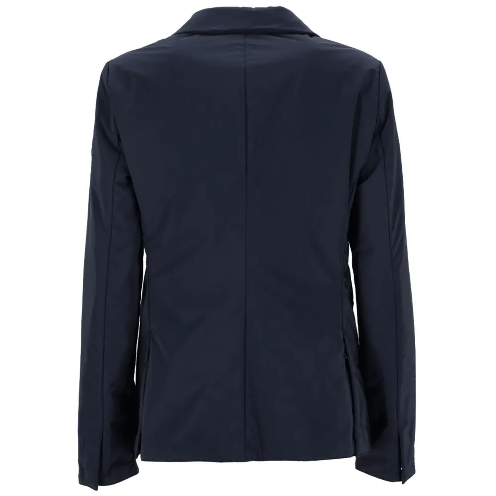 Blue Polyester Jackets & Coat