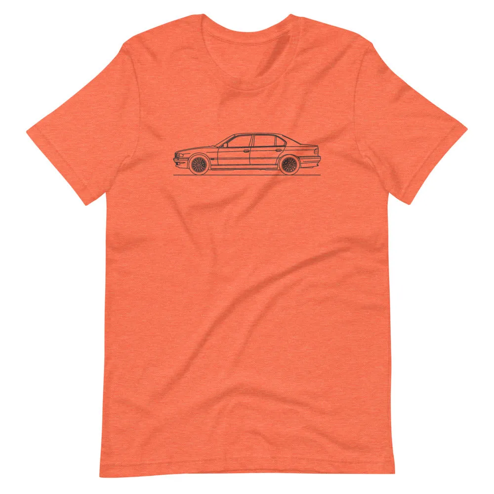 BMW E38 750i silhouette T-shirt