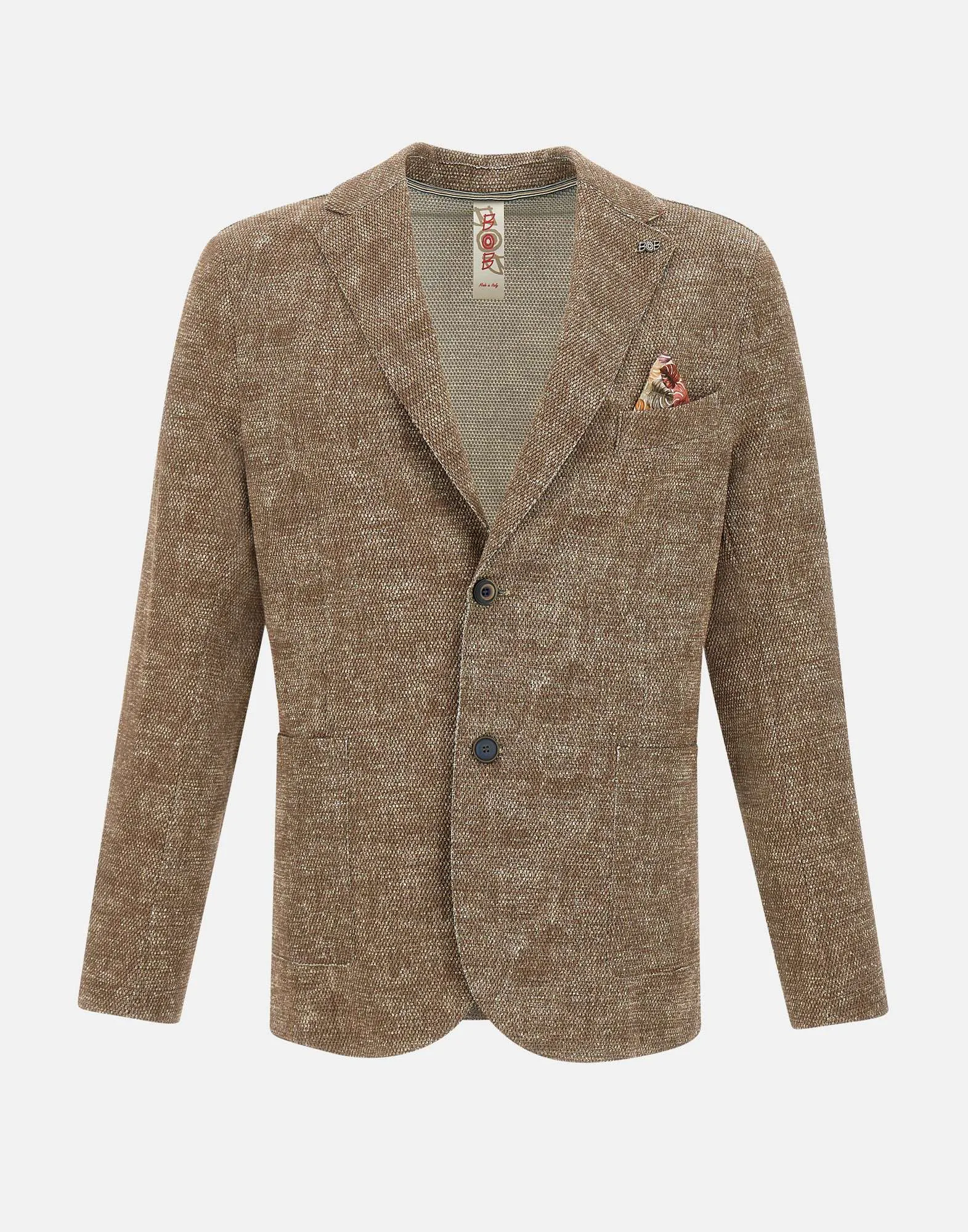Bob Cotton Blend Slim Fit Blazer
