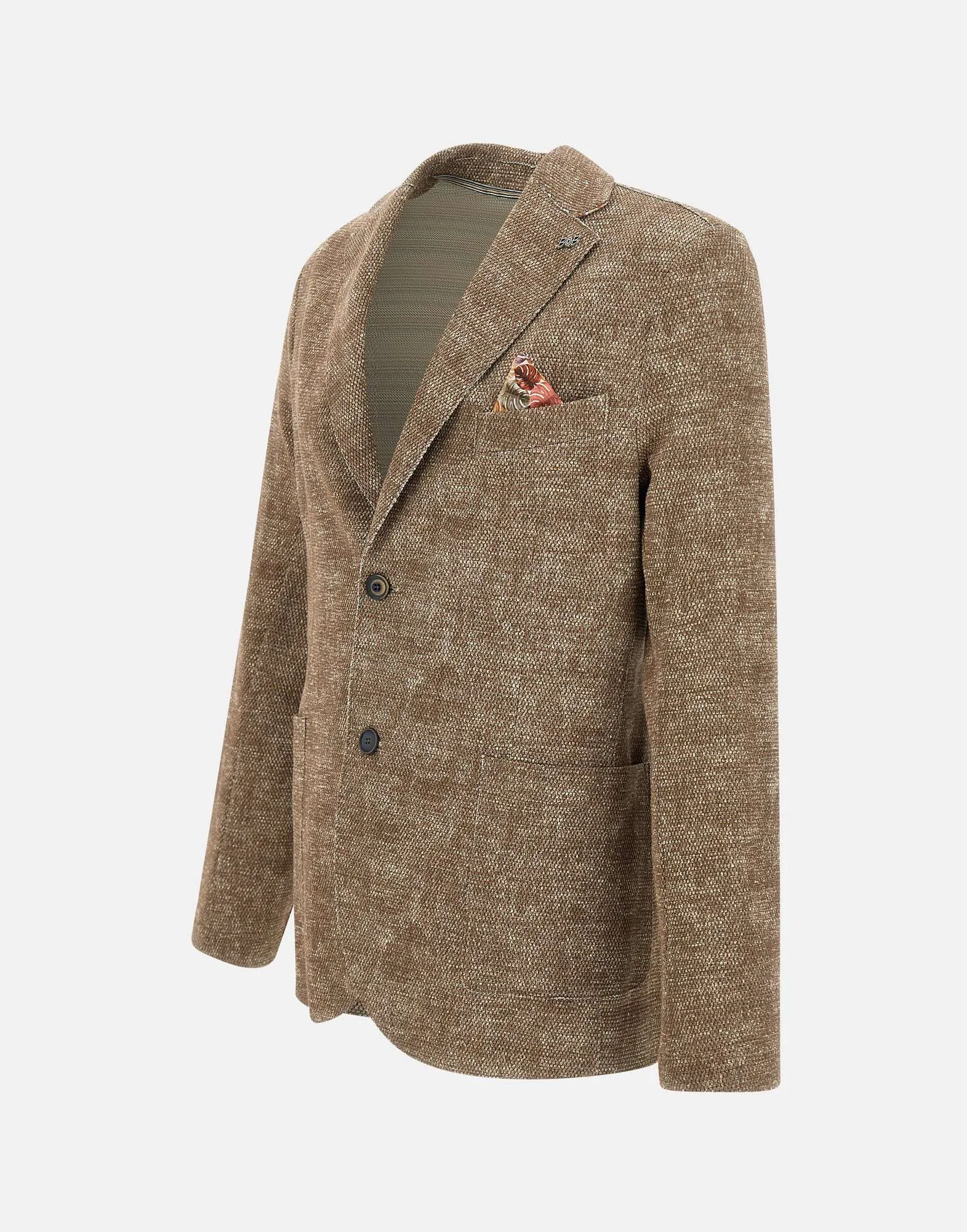 Bob Cotton Blend Slim Fit Blazer