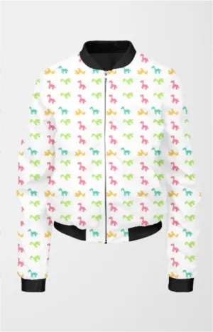 Bomber Jacket (Women) - Dino Be Mine-O