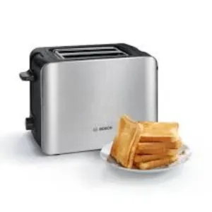 Bosch 2 Slice Compact toaster Comfort Line Stainless steel TAT6A913