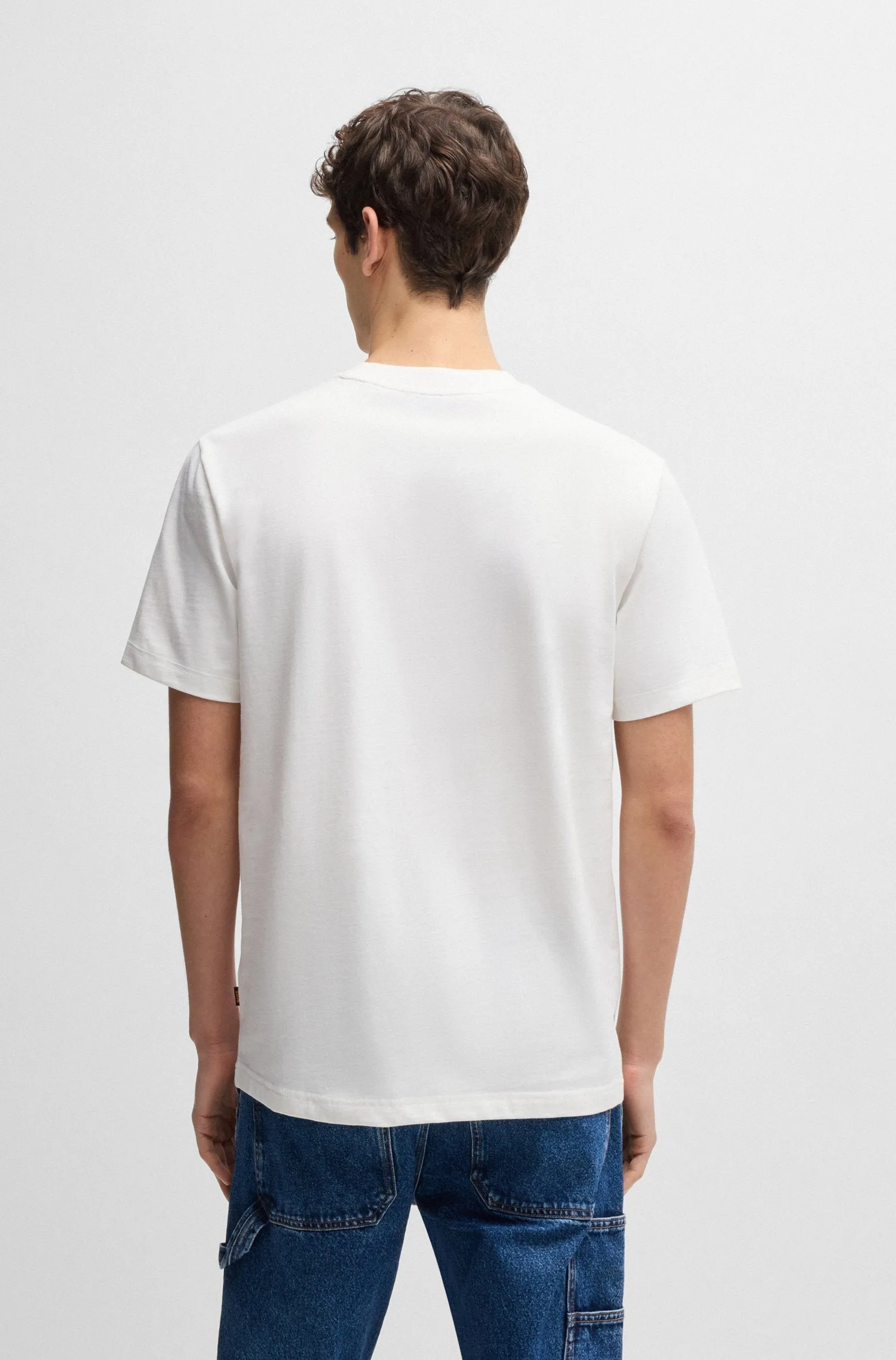 BOSS T-Shirts Regular Fit in Cotton - TE_LOGOSPACE 10262477 01-50539186