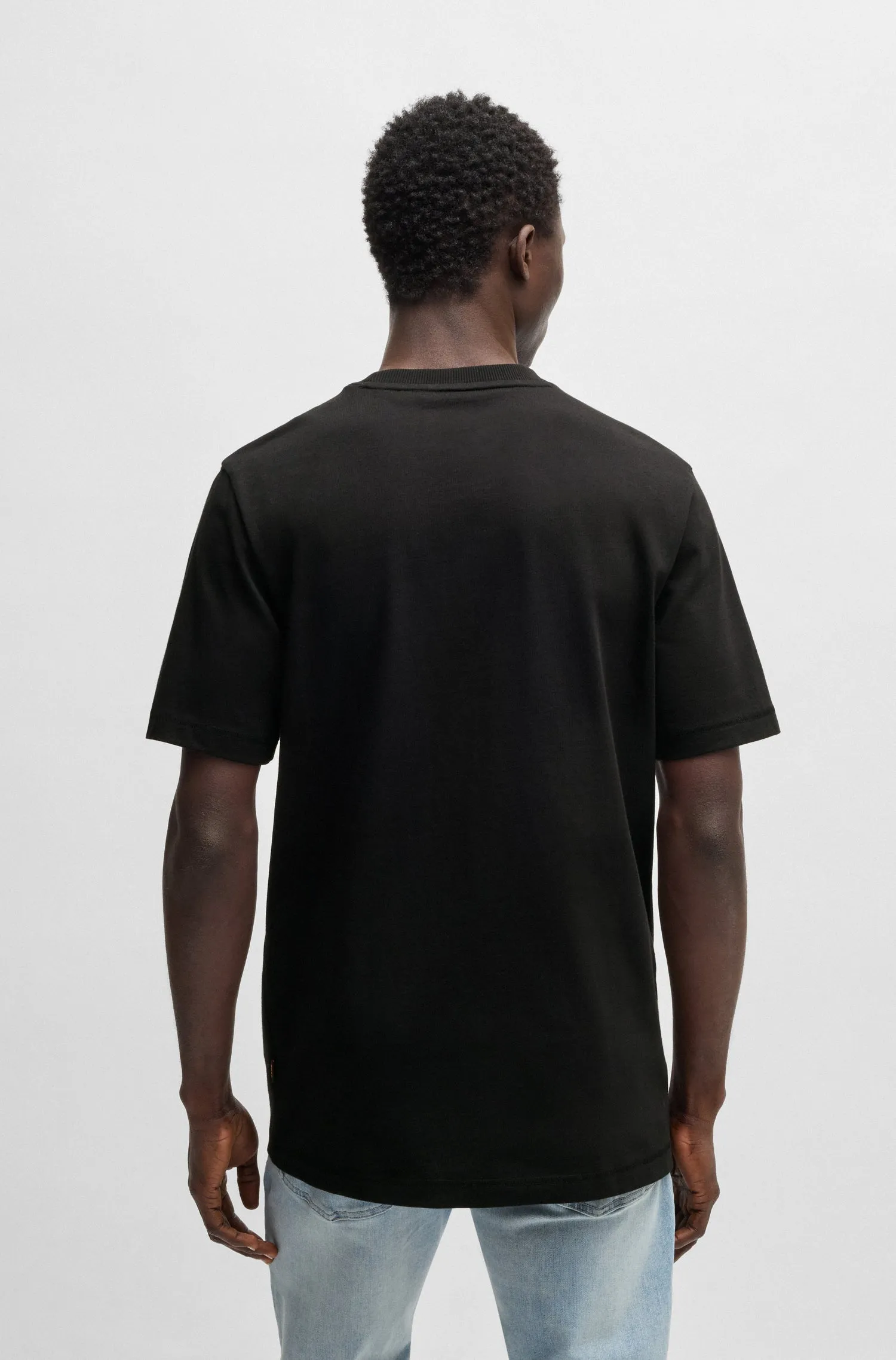 BOSS T-Shirts Regular Fit in Cotton - TE_LOGOSPACE 10262477 01-50539186