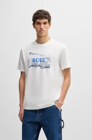 BOSS T-Shirts Regular Fit in Cotton - TE_LOGOSPACE 10262477 01-50539186
